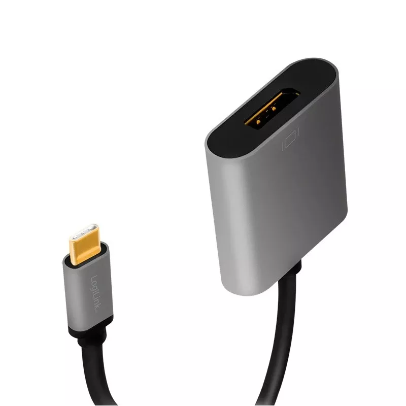LogiLink CUA0102 USB 3.2 Gen1 Type-C to DisplayPort Cable 0.15m Black