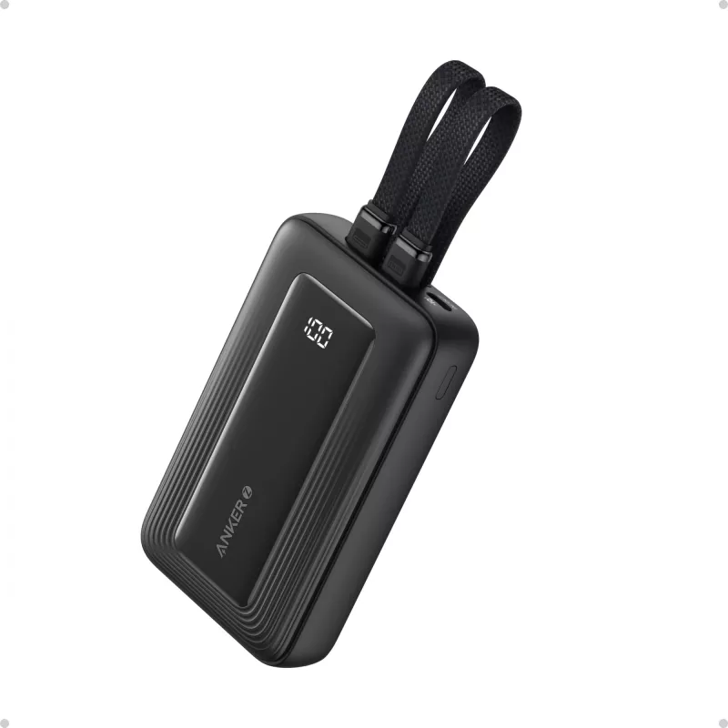 Portable Charger Anker Lithium-Ion 10000 mAh Black