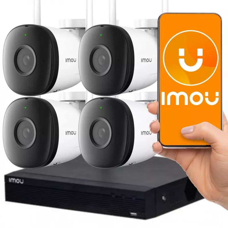 Surveillance Camera IMOU WRL CAMERA SECURITY KIT NVR1104HS-W-S2 4-F22