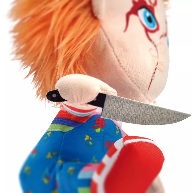 Cuddly toy plush Chucky by schmidt spiele, model 42840, soft stuffed character toy