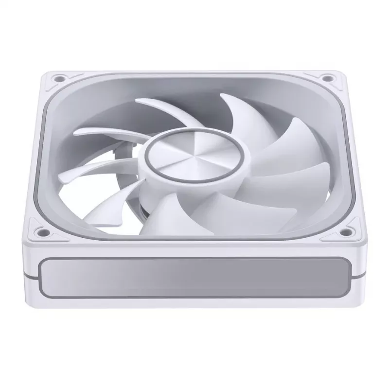 120mm PWM ARGB cooling fan Jonsbo ZA-120 white — model ZA-120W, PWM control, ARGB lighting
