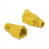 Strain relief for RJ45 plug DeLOCK 86723 yellow 20 pieces