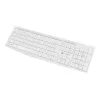 Wired full-size keyboard NATEC NAUTILUS NKL-1951, 105 keys, US International QWERTY, white, USB, 1.8 m