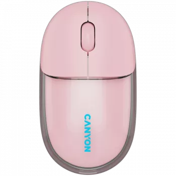CANYON mouse OnClick 24 BT/ Wireless Transparent/Pink