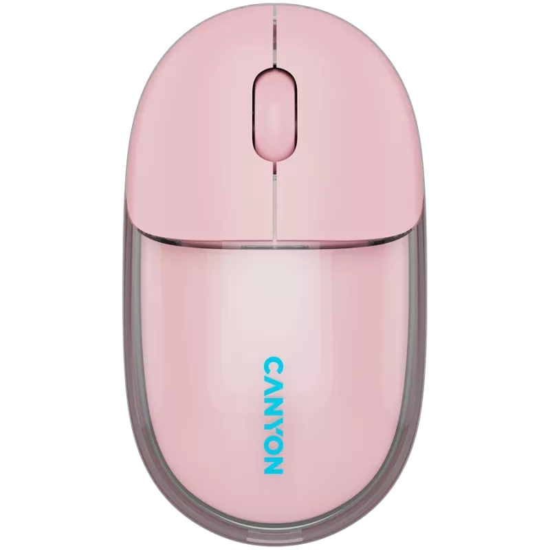 CANYON mouse OnClick 24 BT/ Wireless Transparent/Pink