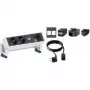 Power Extension Bachmann 902.403 0.204m 2 AC Outlets Black Stainless Steel