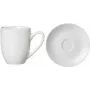 Porcelain Espresso Saucer ritzenhoff & breker Snap BIANCO – dishwasher-safe, model 78763