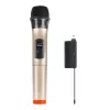 PU628J UHF Wireless Dynamic Microphone with LED Display(Gold)