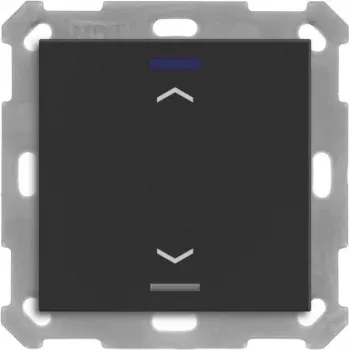 MDT BE-TAL55T106.A1 KNX push button Light 55 1f RGBW temperature sensor black matte blind control 1 (BE-TAL55T106.A1)