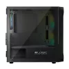 Computer Case Logic Concept Portos Mini ARGB Micro ATX Black