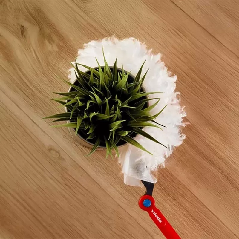 Vileda dustpan with long handle + 1 Flex&Catch refill