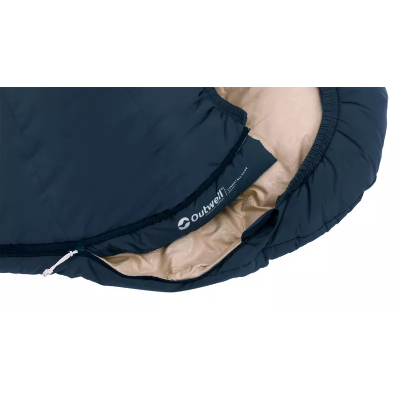 Sleeping bag Outwell Children Mummy Polyester Blue — 1700 mm length, 630 mm width, for users up to 150 cm