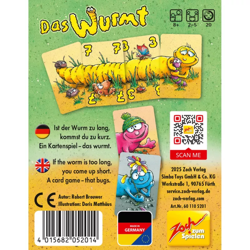 Das wurmt, Card Game