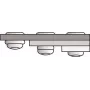 Blind Rivet GESIPA Polygrip 6.4x15 Al/St Standard KS for 1.5–9.0 mm, pack of 250