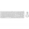 Logitech Signature Slim Combo MK950 - Keyboard-and-Mouse-Set - 100% full size - Wireless - Bluetooth 5,1 LE - QWERTY - US International - Off-White (920-012491)