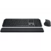 Logitech MX Keys S Combo keyboard Mouse included Office RF Wireless + Bluetooth QWERTZ Swiss Graphite