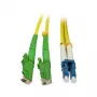 LWL-2-Fiber-Patchk. 10mtr.LSH(E2000APC)-LC - 9/125um - OS2 - G657A2 - AD=3mm - Synergy 21 -