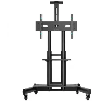 TV Stand ONKRON TS1551-B for 40–70 inch TVs, Black, floor stand with universal mounting