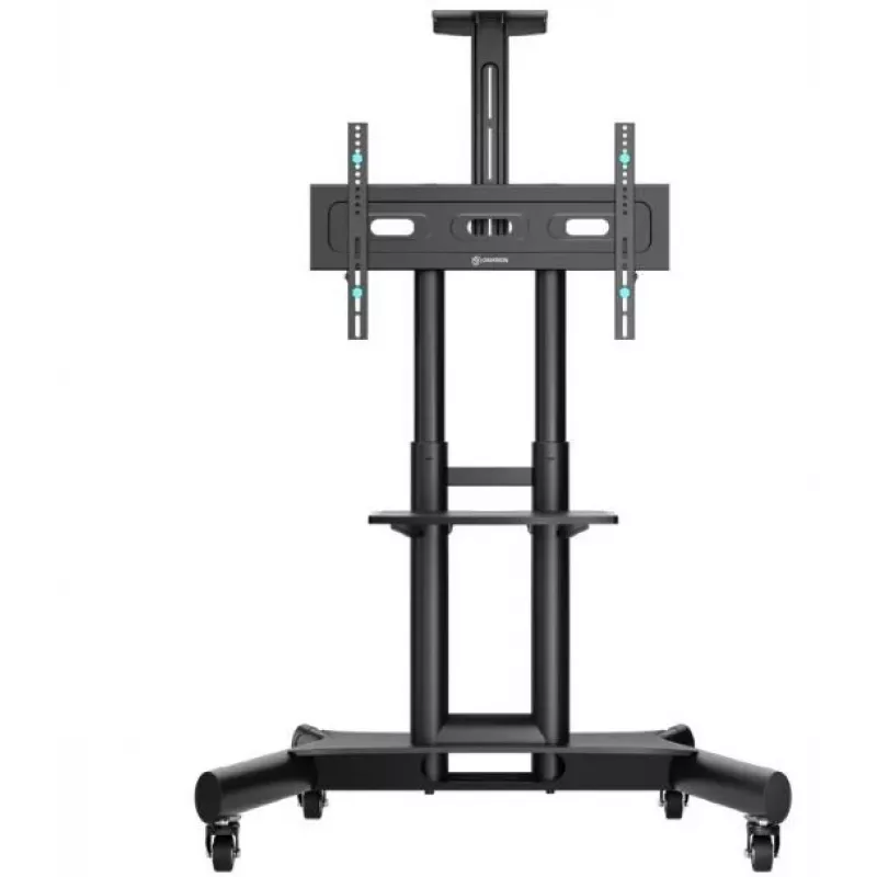 TV Stand ONKRON TS1551-B for 40–70 inch TVs, Black, floor stand with universal mounting