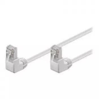 Patch Cable Goobay CAT 5e 2x 90° Angled F/UTP 3m White