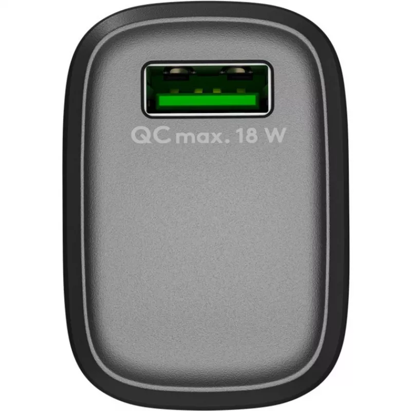 USB-A QC Fast Charger (18 W) (black)