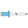 Blind rivet GESIPA 5×20 mm stainless A2 flat round head for 11–15 mm material thickness