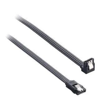 ModMesh Right Angle SATA 3 Cable 30cm - carbon - Cable - Digital/Data (CM-CAB-RSAT-N30KC-R)