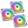 Cooling fan BitsPower Notos RGB PWM 120mm white, 3-pack