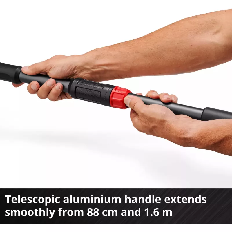 Pruning shears EINHELL GP-LS 18/28 Li T BL-Solo — cordless telescopic bypass pruner, 18 V, cutting capacity 2.8 cm, aluminium handle