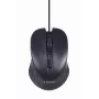 Wired full-size keyboard Gembird KBS-UM-04 USB QWERTY US English with mouse, black, 1.5 m cable