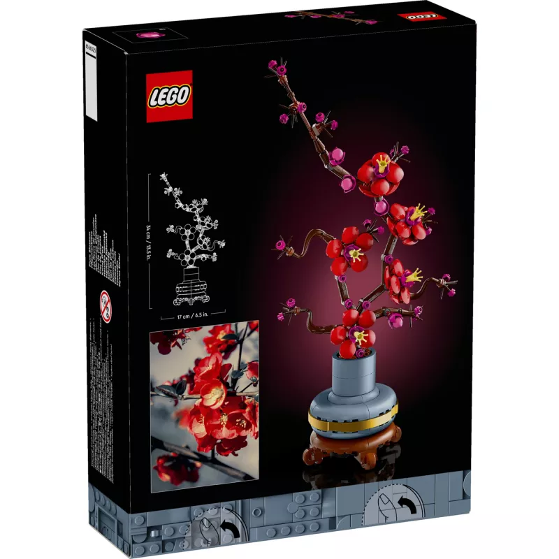 LEGO Icons Plum Blossom Flower Decor Display Set 10369, Multi