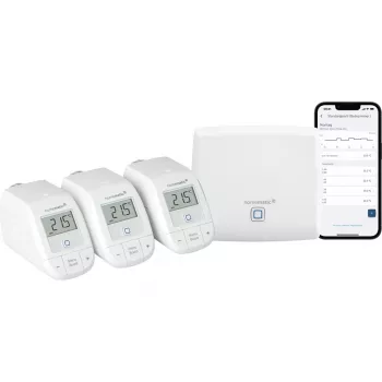 Smart Home Starter Set Heating HomeMatic HmIP-HAP with 3x radiator thermostats