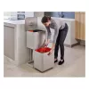 Joseph Joseph waste bin Totem 60 L stone grey