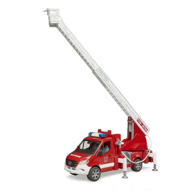 Fire truck BRUDER 02673 Red White ABS synthetics 4 years