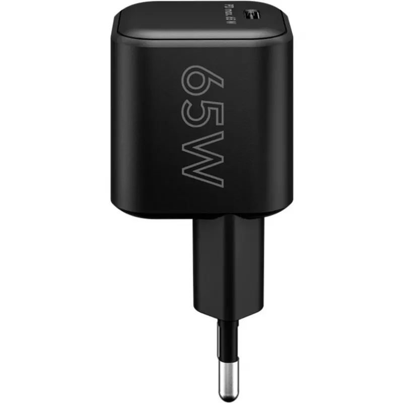 USB-C charging set GOOBAY 74774 — 65 W charger with 1 m textile USB-C cable