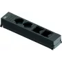 Power extension Bachmann 916.0601 0.1 m 2 AC outlet(s) Black