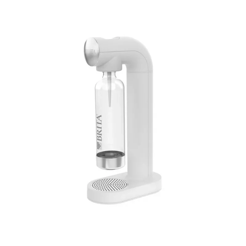 Saturator bottle BRITA SodaONE White — bottle, 60 L performance, BPA-free, 450×129×240 mm