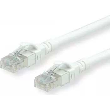 ROLINE - Patch-Cable - RJ-45 (M) to RJ-45 (M) - 30 cm - SFTP - CAT 6a - White (21.15.2976)