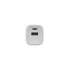 Wired mobile device charger NATEC NUC-2140, 30W, USB-C PD 3.0 + USB-A, Samsung AFC, White