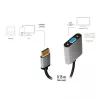 LogiLink CDA0109 Cable Gender Changer DisplayPort to VGA 0.15m Black Grey