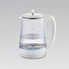 Electric kettle Maestro MR 052 WH — 1.7 L, 2200 W, translucent white, glass housing