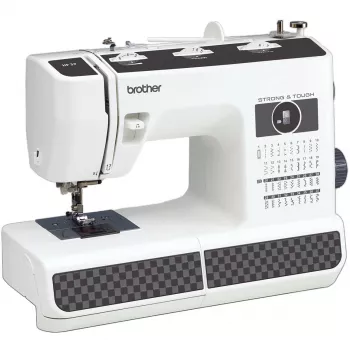 Semi-automatic sewing machine Brother HF37 Electromechanical Black White
