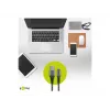 USB-A to Lightning cable GOOBAY 2 m, textile jacket, 3.3 mm diameter, Space Grey/Silver
