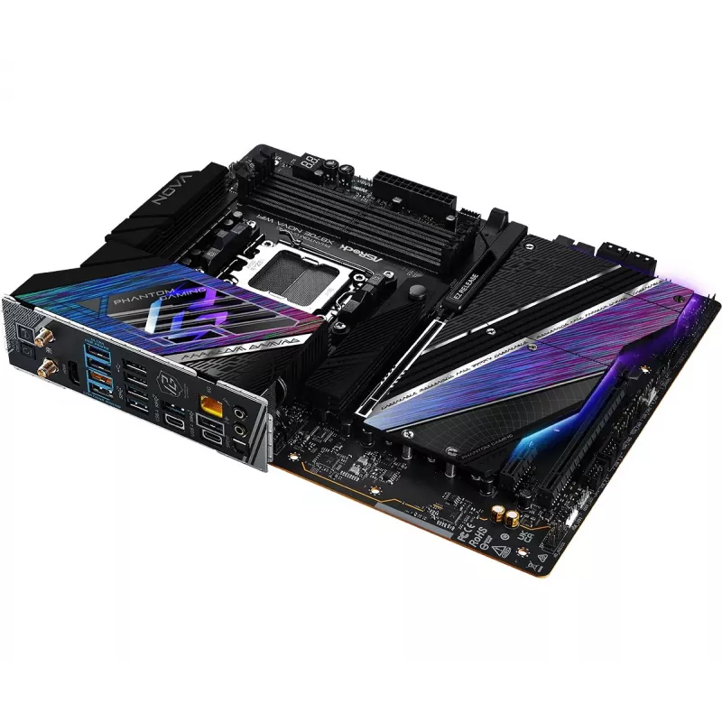 Motherboard ASROCK MK X870E NOVA WIFI AMD X870E Socket AM5 ATX, DDR5, 4x DIMM, 256GB, Wi‑Fi 7, BT 5.4, 5Gb LAN, PCIe Gen5 M.2