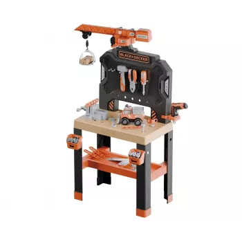 Children's Workshop Toy SMOBY Bricolo Builder 7600360741 - Construction Tools Set for Role Play