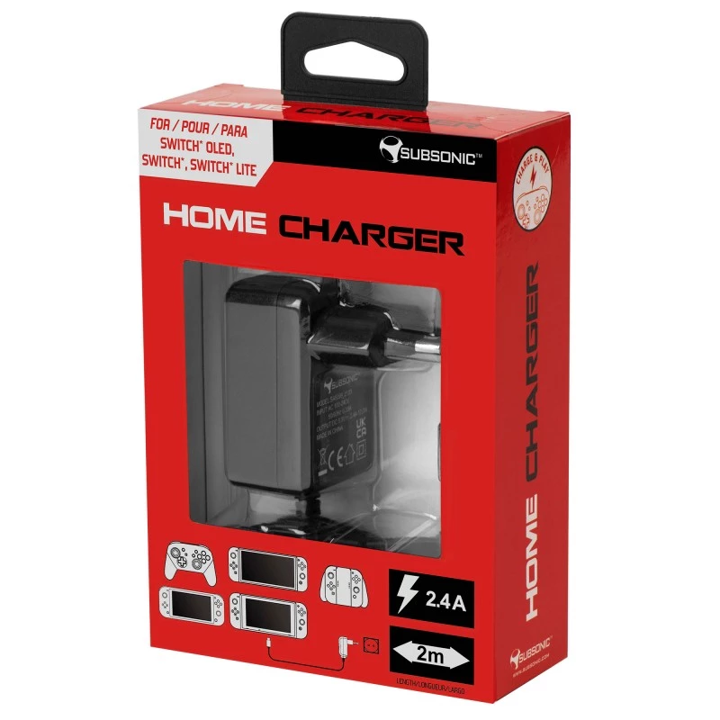 Wall Charger SUBSONIC SA5399 15W compact design for Switch devices