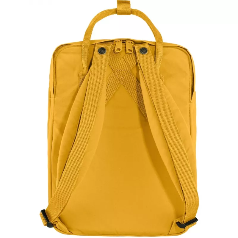Backpack Fjällräven Kanken Laptop 13 inch — Casual city backpack, Yellow, 250×160×350 mm, Polyamide/PP/Vinyl