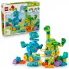Construction toy LEGO DUPLO 10451 Dinosaurs on Wheels 3-in-1 set, 108 pieces, age 3+, height 220 mm