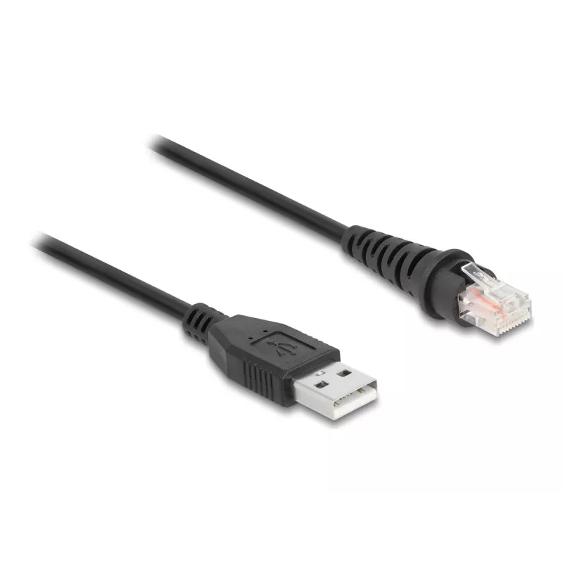 DeLOCK RJ50 to USB 2.0 Type-A Barcode Scanner Cable 2 m