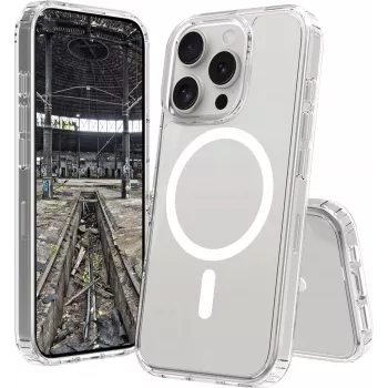 Cover JT BERLIN Pankow Clear MagSafe for iPhone 16 Pro Max 17.5 cm Transparent